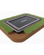 17 ft x 12 ft North Inground Trampoline - Rectangle
