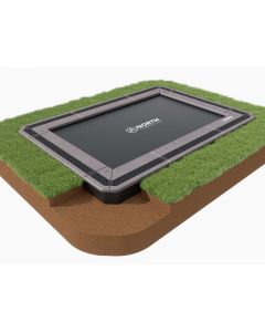 17 ft x 12 ft North Inground Trampoline - Rectangle