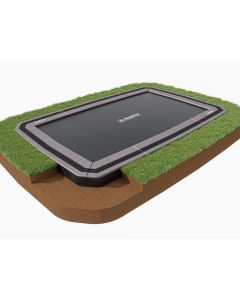 15 ft X 10 ft North Inground Trampoline - Rectangle 