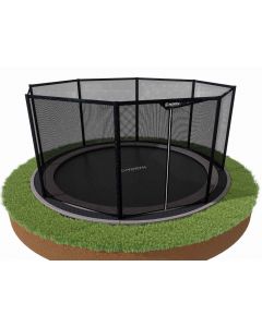 North 14ft Safety Net, Round Black