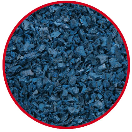 blue mulch