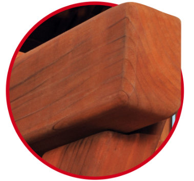 Woodplay uses Big Beam Sturdy Cedar Lumber