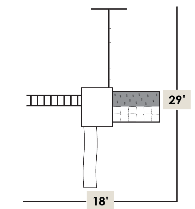 Smokey layout & dimensions.