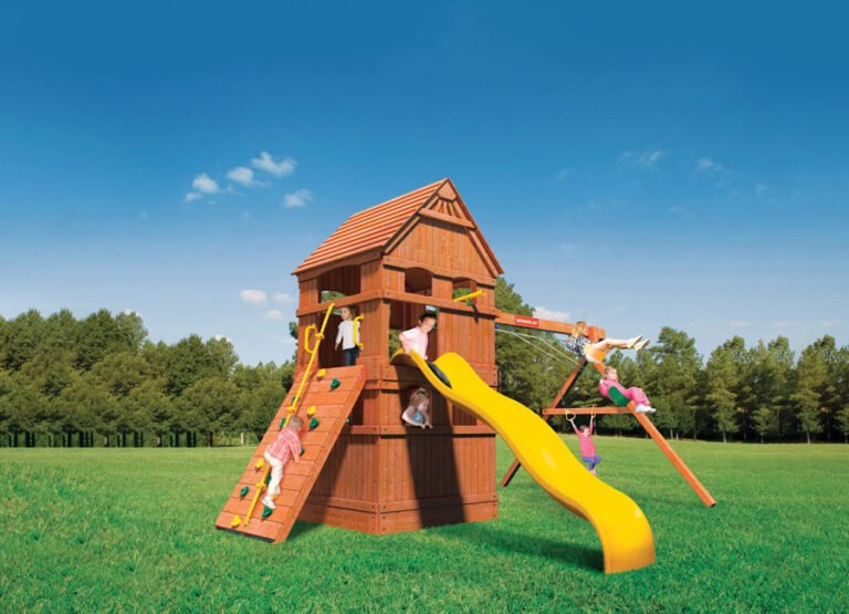 Monkey Tower Combo 2 with Wood Roof, Loft, & Room
