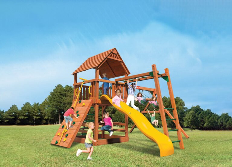 Monkey Tower Combo 3 with Wood Roof