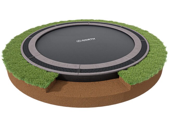 14 ft North In-ground Trampoline - Round
