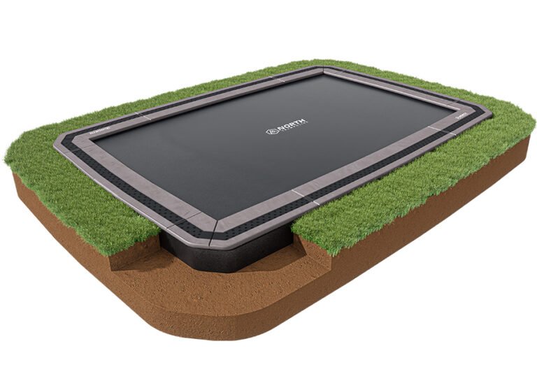 17 ft x 12 ft North In-ground Trampoline