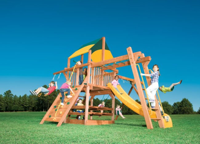 Woodplay Playhouse 5' XL Combo 2