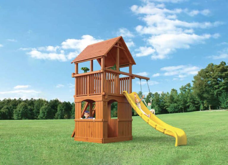 Woodplay Playhouse 6' Combo 1 with Bonus Room