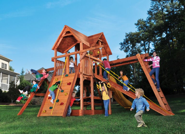 Woodplay Playhouse 6' XL Combo 3