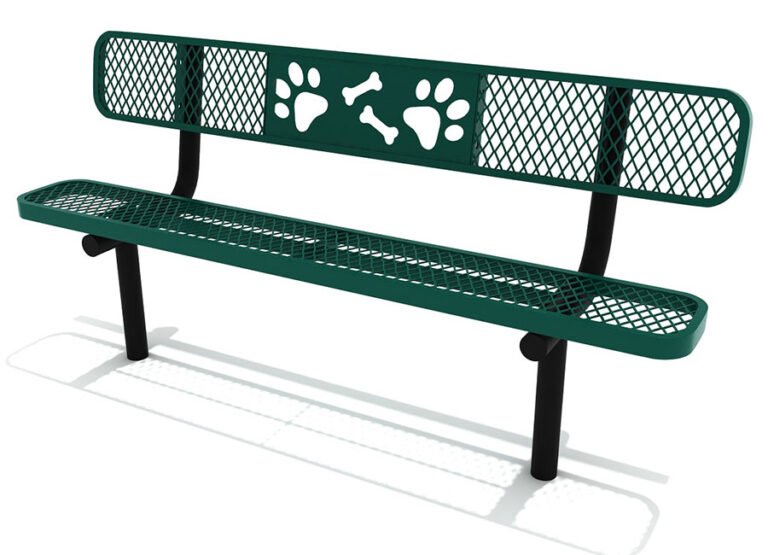 6ft Dog Park Bench